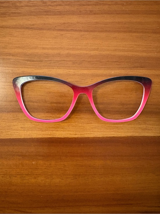 Pair Eyewear Accessories - Black to rose gradient Pair Eyewear glasses topper for the Wanda frame